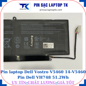 Pin Dell Vostro V5460 14-V5460 Pin Dell VH748 51.2Wh