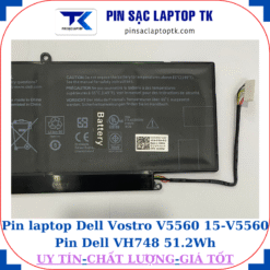 Pin Dell Vostro V5560 15-V5560 Pin Dell VH748 51.2Wh