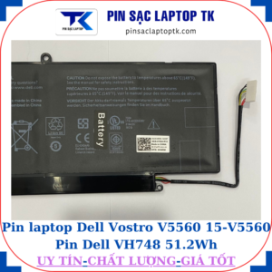 Pin Dell Vostro V5560 15-V5560 Pin Dell VH748 51.2Wh