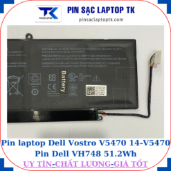 Pin Dell Vostro V5470 14-V5470 Pin Dell VH748 51.2Wh