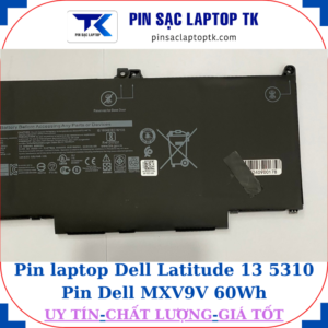 Pin Dell Latitude 13 5310 Pin Dell MXV9V 60Wh