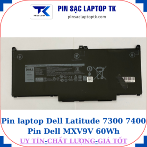 Pin Dell Latitude 7300 7400 Pin Dell MXV9V 60Wh