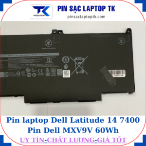 Pin Dell Latitude 14 7400 Pin Dell MXV9V 60Wh