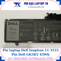 Pin Dell Inspiron 11 3153 Pin Dell GK5KY 43Wh