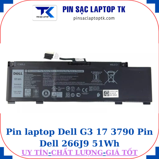 Pin Dell G3 17 3790 Pin Dell 266J9 51Wh