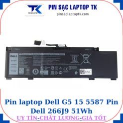 Pin Dell G5 15 5587 Pin Dell 266J9 51Wh