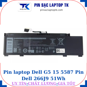 Pin Dell G5 15 5587 Pin Dell 266J9 51Wh