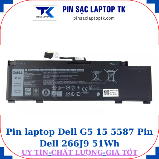 Pin Dell G5 15 5587 Pin Dell 266J9 51Wh