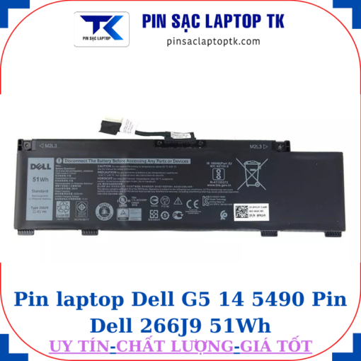 Pin Dell G5 14 5490 Pin Dell 266J9 51Wh