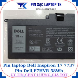 Pin Dell Inspiron 17 7737 Pin Dell F7HVR 58Wh