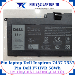 Pin Dell Inspiron 7437 7537 Pin Dell F7HVR 58Wh
