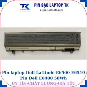 Pin Dell Latitude E6500 E6510 Pin Dell E6400 58Wh