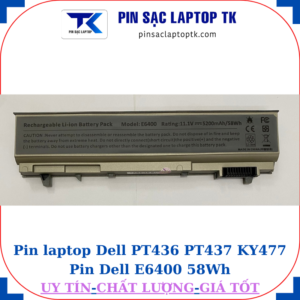 Pin Dell PT436 PT437 KY477 Pin Dell E6400 58Wh