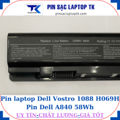 Pin Dell Vostro 1088 H069H Pin Dell A840 58Wh