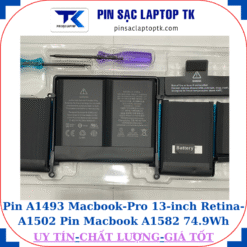 Pin A1493 dùng Macbook Pro 13-inch Retina A1502 Pin Macbook A1582 74.9Wh