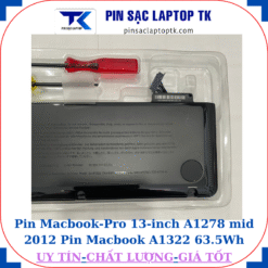 Pin Macbook Pro 13 inch A1278 mid 2012 Pin Macbook A1322 63.5Wh