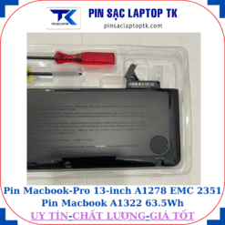 Pin Macbook Pro 13 inch A1278 EMC 2351 Pin Macbook A1322 63.5Wh