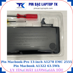 Pin Macbook Pro 13 inch A1278 EMC 2555 Pin Macbook A1322 63.5Wh