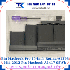 Pin Macbook Pro 15-inch Retina A1398 Mid 2012 Pin Macbook A1417 95Wh