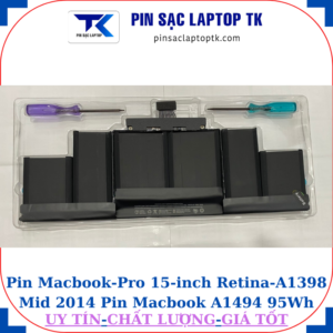 Pin Macbook Pro 15-inch Retina A1398 Mid 2014 Pin Macbook A1494 95Wh