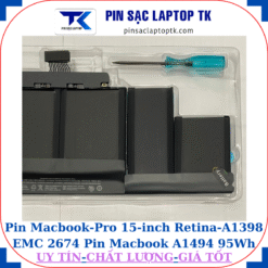 Pin Macbook Pro 15-inch Retina A1398 EMC 2674 Pin Macbook A1494 95Wh