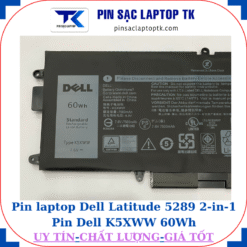 Pin Dell Latitude 5289 2-in-1 Pin Dell K5XWW 60Wh