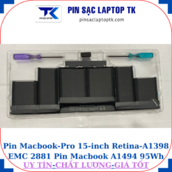 Pin Macbook Pro 15-inch Retina A1398 EMC 2881 Pin Macbook A1494 95Wh