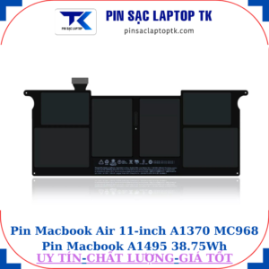 Pin Macbook Air 11 inch A1370 MC968 Pin Macbook A1495 38.75Wh