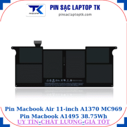 Pin Macbook Air 11 inch A1370 MC969 Pin Macbook A1495 38.75Wh