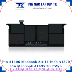 Pin A1406 dùng Macbook Air 11 inch A1370 Pin Macbook A1495 38.75Wh