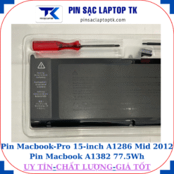 Pin Macbook Pro 15 inch A1286 Mid 2012 Pin Macbook A1382 77.5Wh