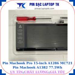 Pin Macbook Pro 15 inch A1286 MC721 Pin Macbook A1382 77.5Wh