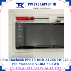 Pin Macbook Pro 15 inch A1286 MC723 Pin Macbook A1382 77.5Wh