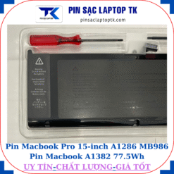 Pin Macbook Pro 15 inch A1286 MB986 Pin Macbook A1382 77.5Wh