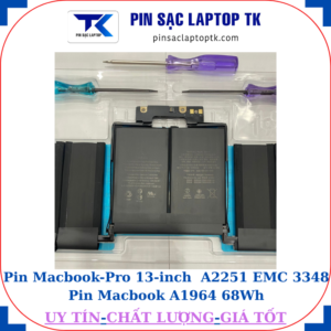 Pin Macbook Pro 13 inch A2251 EMC 3348 Pin Macbook A1964 68Wh