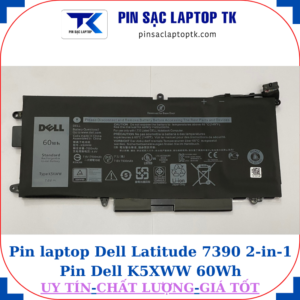 Pin Dell Latitude 7390 2-in-1 Pin Dell K5XWW 60Wh