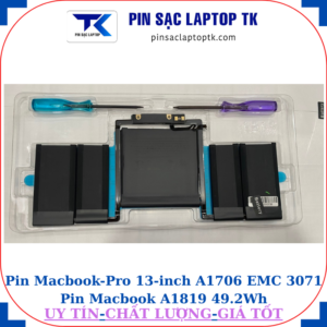 Pin Macbook Pro 13 inch A1706 EMC 3071 Pin Macbook A1819 49.2Wh