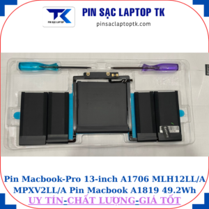 Pin Macbook Pro 13 inch A1706 MLH12LL/A MPXV2LL/A Pin Macbook A1819 49.2Wh