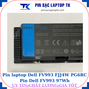 Pin Dell FV993 FJJ4W PG6RC Pin Dell FV993 97Wh