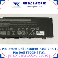 Pin Dell Inspiron 7380 2-in-1 Pin Dell F62G0 38Wh