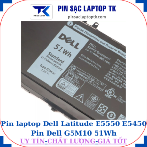 Pin Dell Latitude E5550 E5450 Pin Dell G5M10 51Wh