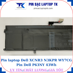 Pin Dell XCNR3 N3KPR WY7CG Pin Dell P63NY 43Wh