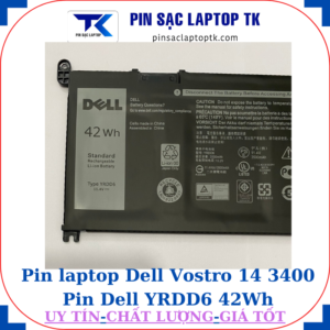 Pin Dell Vostro 14 3400 Pin Dell YRDD6 42Wh