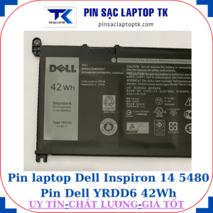 Pin Dell Inspiron 14 5480 Pin Dell YRDD6 42Wh
