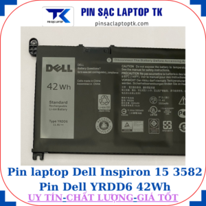 Pin Dell Inspiron 15 3582 Pin Dell YRDD6 42Wh