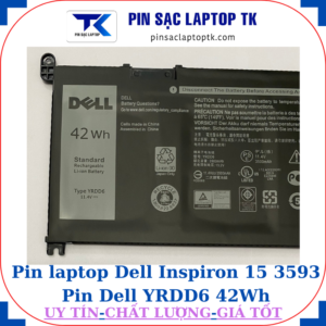 Pin Dell Inspiron 15 3593 Pin Dell YRDD6 42Wh