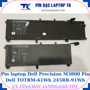 Pin Dell Precision M3800 Pin Dell TOTRM-61Wh 245RR-91Wh