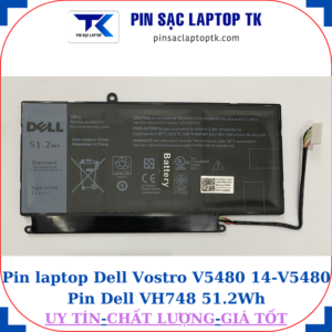 Pin Dell Vostro V5480 14-V5480 Pin Dell VH748 51.2Wh