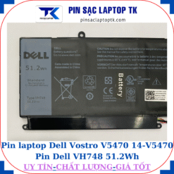 Pin Dell Vostro V5470 14-V5470 Pin Dell VH748 51.2Wh