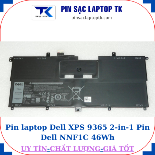 Pin Dell XPS 9365 2-in-1 Pin Dell NNF1C 46Wh